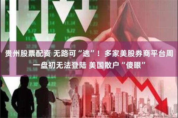 贵州股票配资 无路可“逃”！多家美股券商平台周一盘初无法登陆 美国散户“傻眼”